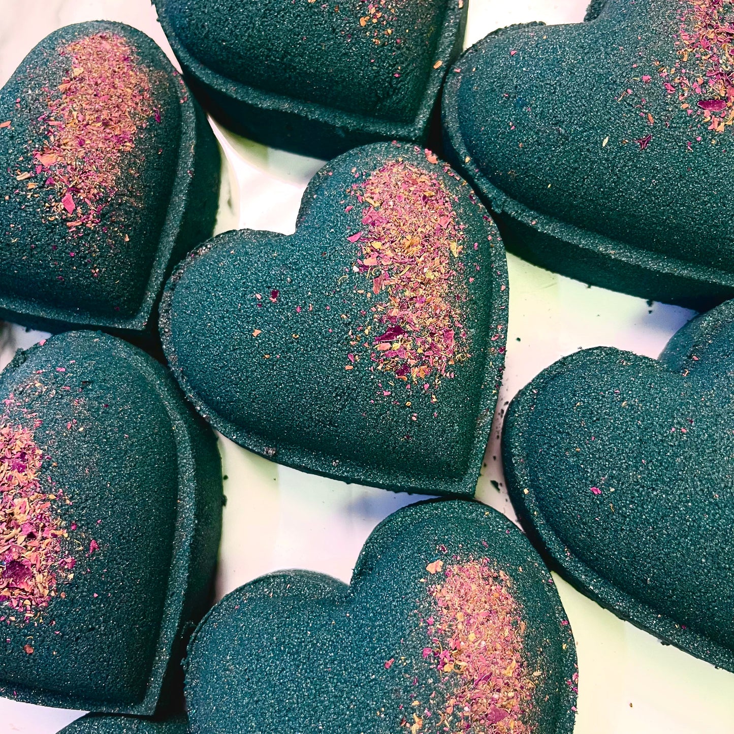 Black Rose Heart Bath Bomb