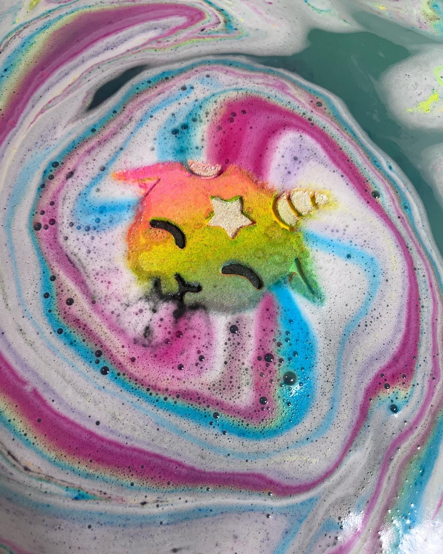 Rainbow Baphomet Bath Bomb